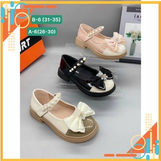 Giày Búp Bê Cho Bé Gái Vitage Da Trơn Từ 1 - 6tuổi Nhẹ Êm Thời Trang Phong Cách Hàn Quốc sale 3.3