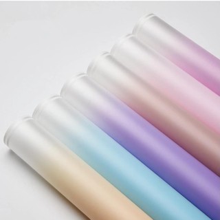 ★ Giấy gói hoa nhám màu ombre gradient