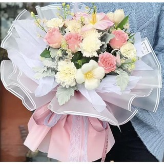 ★ Giấy gói hoa nhám màu ombre gradient