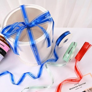 ★ ruy băng voan chữ happy birthday 2,5cm