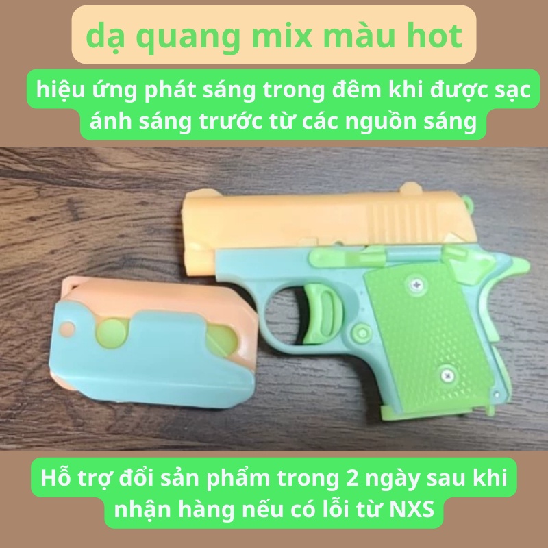 Đồ chơi cà rốt mini phản quang dành cho bé trọng lực in 3D đồ chơi kéo thẳng hot trend độc đáo dành cho bé