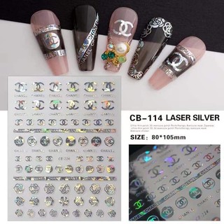Sticker channel chữ x/ sticker thương hiệu channel chữ X mã CB114 - BẢY MÀU.
