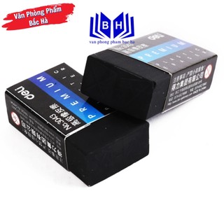 Combo 10 viên Gôm tẩy đen 2B Deli, 40×22×12mm - E3043 ( 3043 )