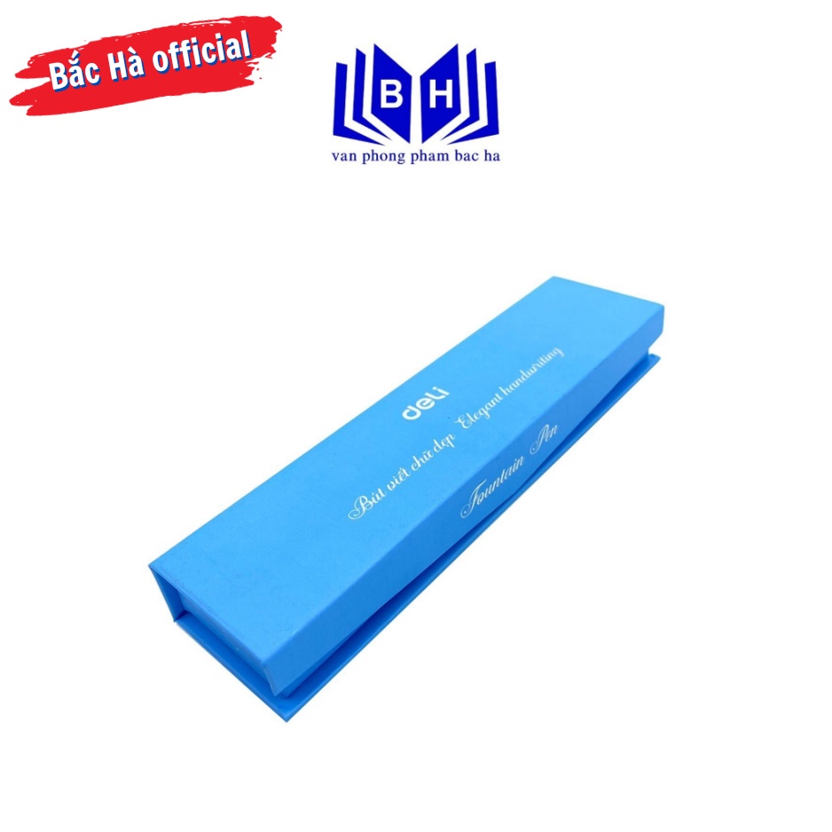 Bút máy kim khí thời thượng Deli CQ899  xây dựng thời trang, ngòi bút đảm bảo vượt trội. Có hộp đựng trang t
