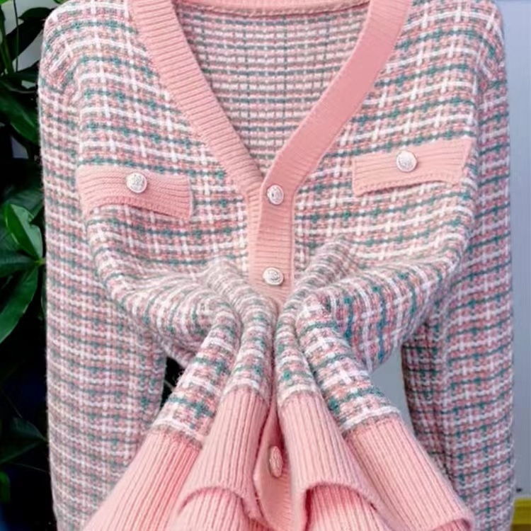 Áo Khoác cardigan Len Dệt Kim Dáng Ngắn Thời Trang Xuân Thu Mới Cho Nữ