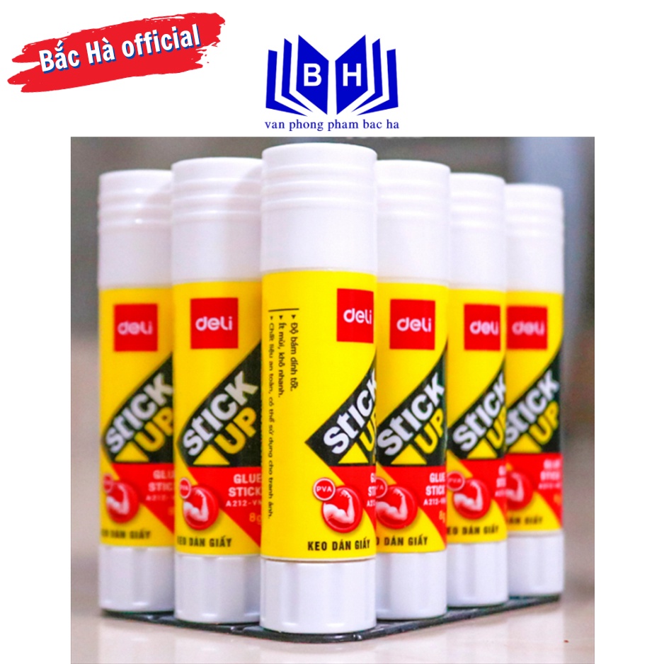 Combo 12 Lọ Hồ khô Deli 8g CA212 dính nối mạnh (A212)