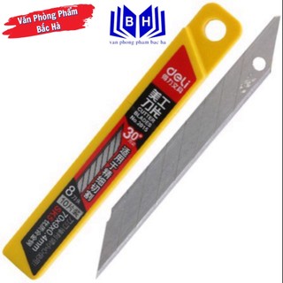 Lưỡi dao trổ Deli 30 độ E2015 - 2015 ( 10 lưỡi/ hộp )
