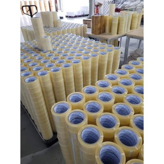 Băng keo, băng dính trong 4.8cm - 200yard loại 1.8kg/cây, 6 cuộn dùng dán thùng, đóng gói