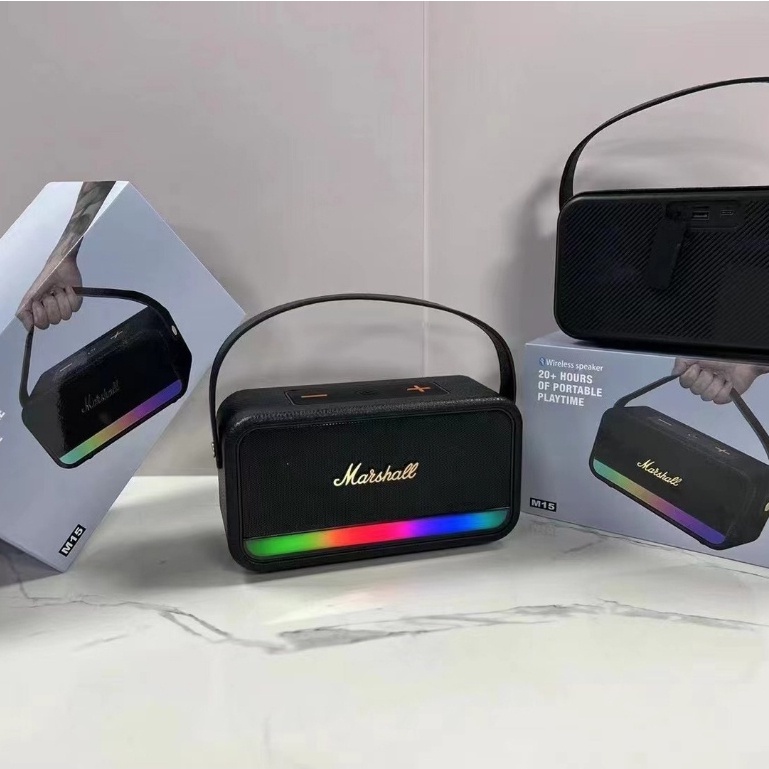 Loa Bluetooth Marshall KillBurn LED M15, Công Suất 20W, Bass Ấm, Bảo Hành 12 Tháng TECHHIGH