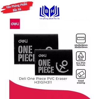 Gôm tẩy 4b black color one piece - deli h310/ h311