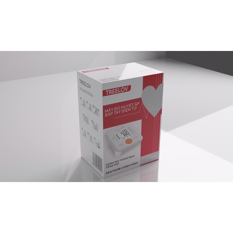 Máy đo huyết áp có giọng Treelov-B01b,Bảo hành 5 năm