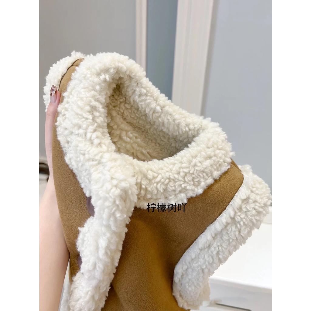 Áo Không Tay Lót Nhung Giữ Ấm Thời Trang Thu Đông Cho Bé