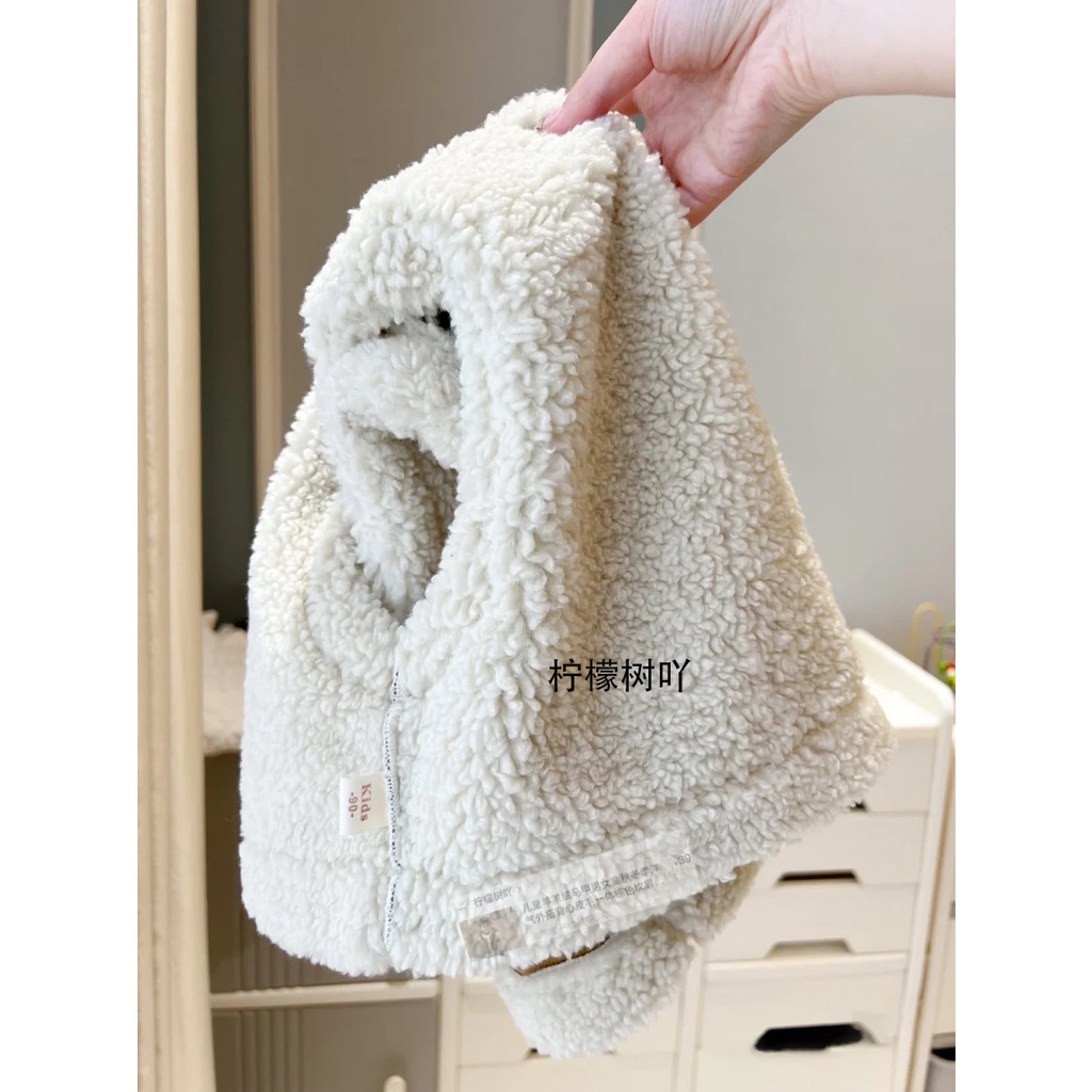 Áo Không Tay Lót Nhung Giữ Ấm Thời Trang Thu Đông Cho Bé