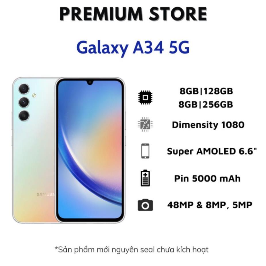 Điện Thoại Samsung Galaxy A34 5G - Hàng Chính Hãng