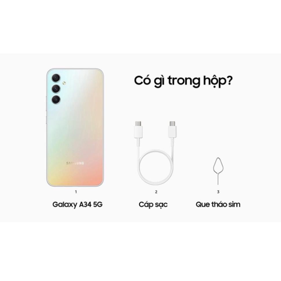 Điện Thoại Samsung Galaxy A34 5G - Hàng Chính Hãng