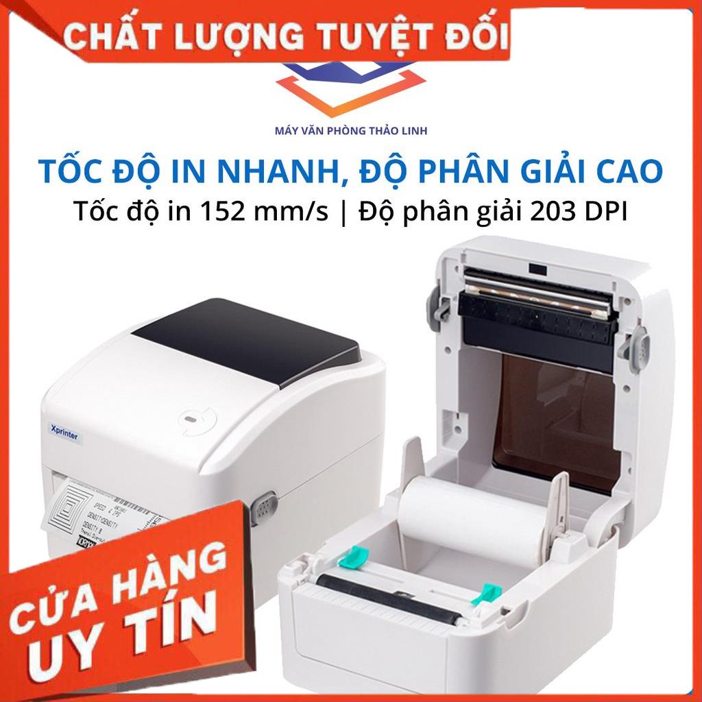 MÁY IN Xprinter XP420B ,IN ĐƠN HÀNG , in tem dán mã vạch