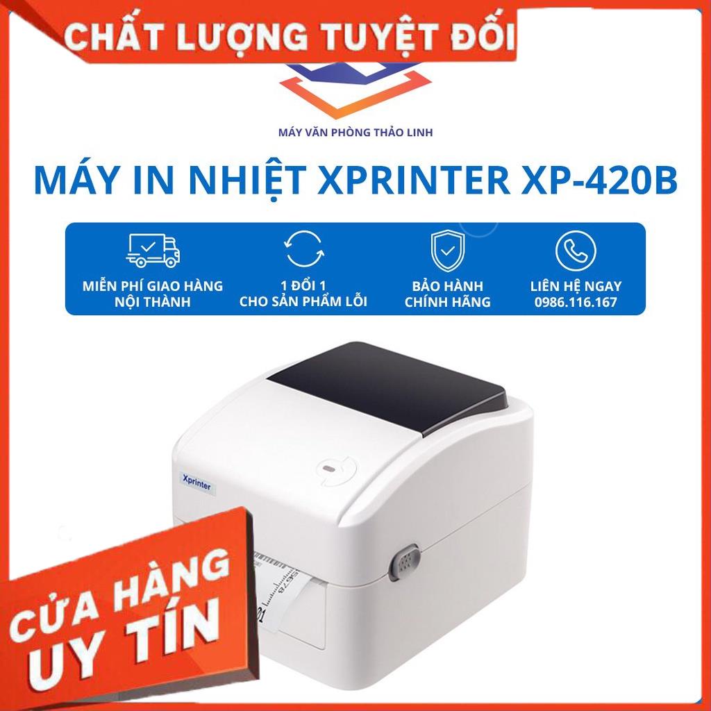 MÁY IN Xprinter XP420B ,IN ĐƠN HÀNG , in tem dán mã vạch