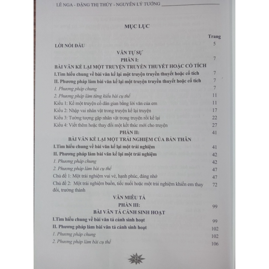 Sách - Hướng dẫn làm các dạng bài văn lớp 6