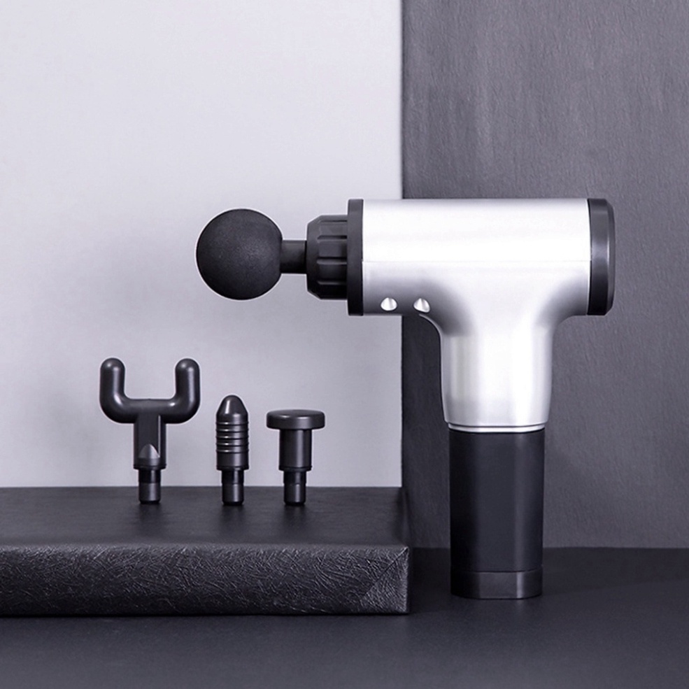 Máy Massage Cầm Tay 4 Đầu 6 Chế Độ Giúp Thư Giãn Giảm Mệt Mỏi