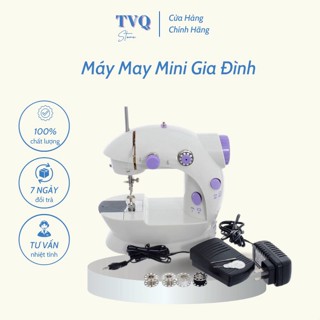Máy May Mini Gia Đình Có Đèn Led Để Bàn Nhỏ Gọn Dễ Sử Dụng ( TVQ.Store)