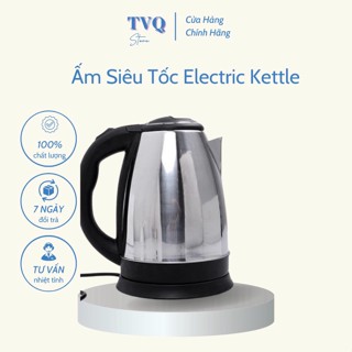 Ấm Siêu Tốc 1.8L Electric Kettle Inox Cao Cấp Sôi Nhanh Tiết Kiệm Điện (TVQ Store)