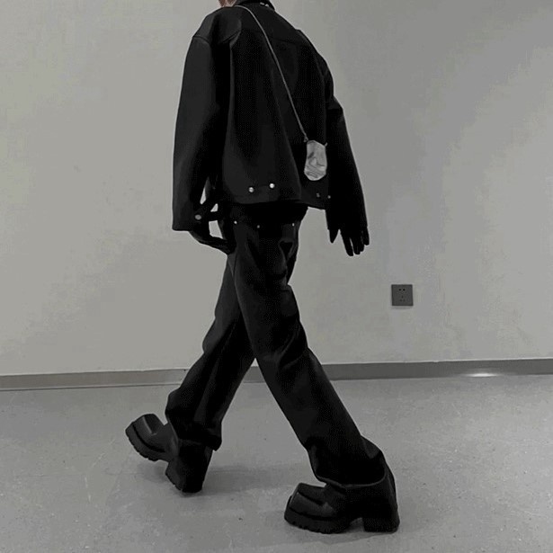 Giá tận gốc rẻ bất tận  Giày Boots mũi vuông, Giày da nam HOMME đế đúc 5cm nguyên khối cao cấp