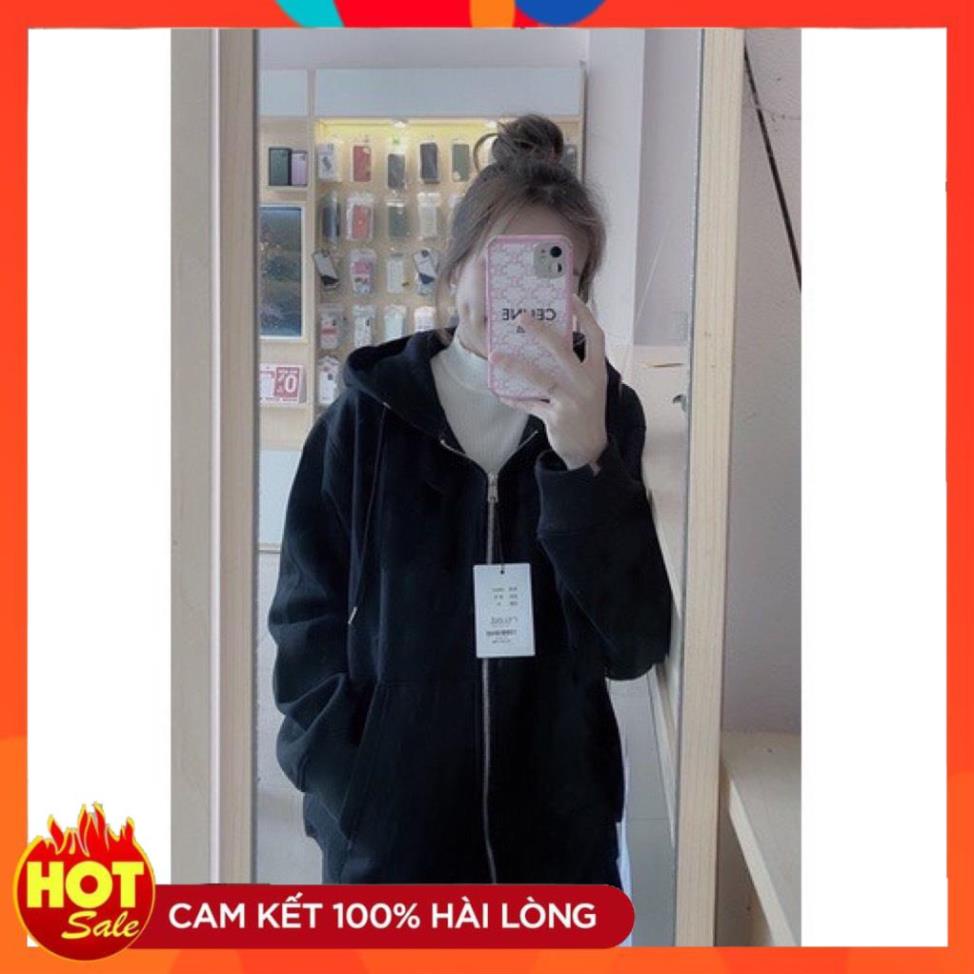 Áo hotdie nỉ nhung dài tay có mũ fom unisex nam nữ hottrend