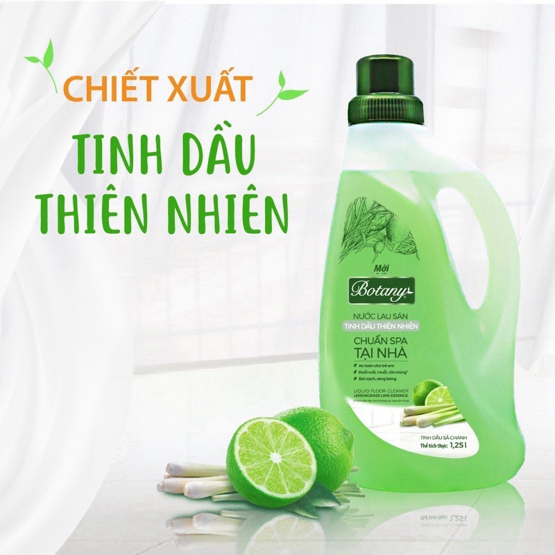 Nước lau sàn TINH DẦU THIÊN NHIÊN KHỬ MÙI CHÓ MÈO 1,25L