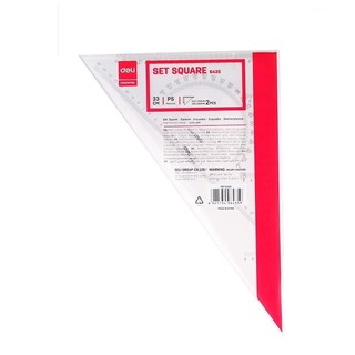 Bộ thước eke, đo độ deli 6435 - 33cm