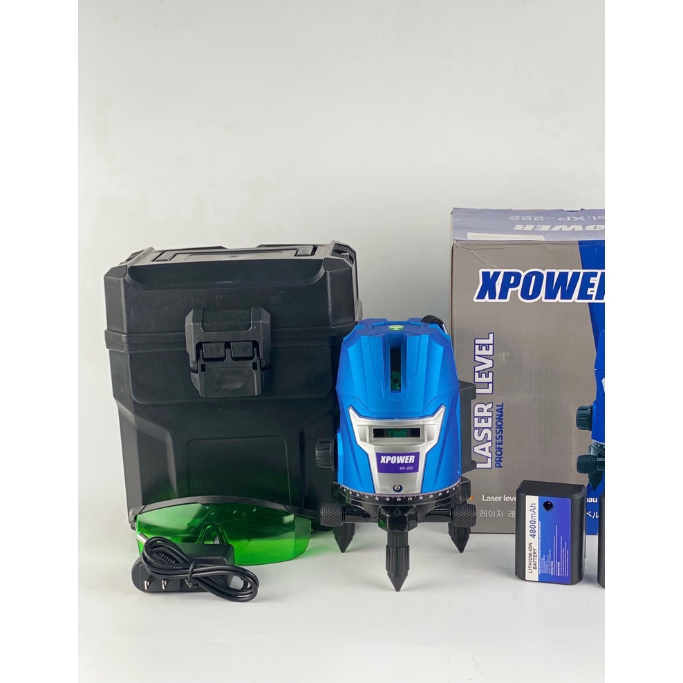 Giá tận gốc MÁY LAZE CÂN BẰNG BẮN CỐT 5 TIA XANH XPOWER  LASER SIEU SANG CAO CẤP +Bảo hành 6 tháng - hàng chuẩn