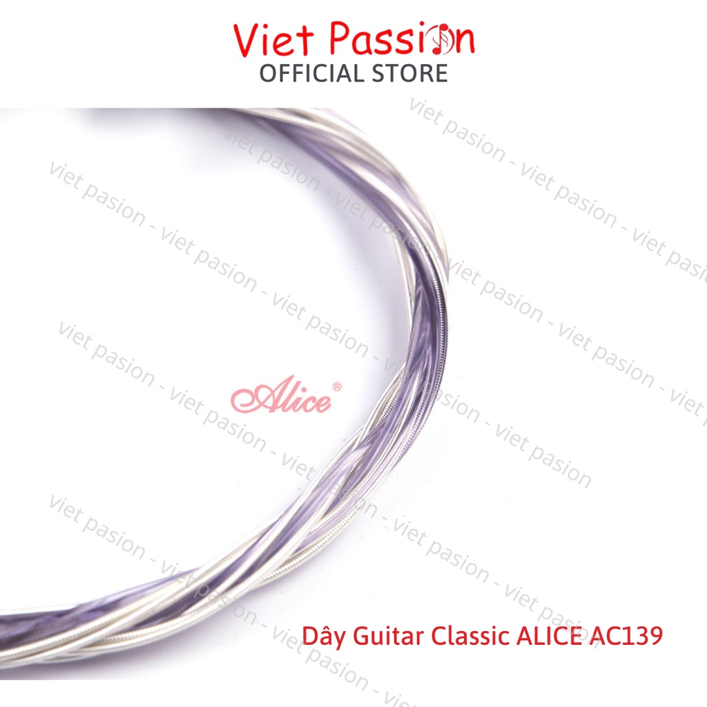Dây đàn guitar classic Alice AC139 dây nilon cho đàn guitar cổ điển Chính Hãng Viet Passion
