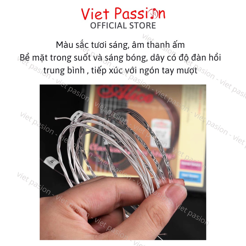 Dây đàn guitar classic Alice AC139 dây nilon cho đàn guitar cổ điển Chính Hãng Viet Passion