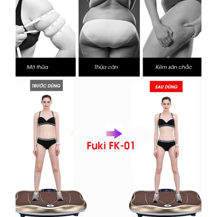 Máy Rung Toàn Thân Giảm Mỡ - Máy Rung Tập Thể Dục Giảm Béo Tại Nhà Hiệu Quả Hơn Máy Chạy Bộ, Máy Tập Gym, BH 12 Tháng