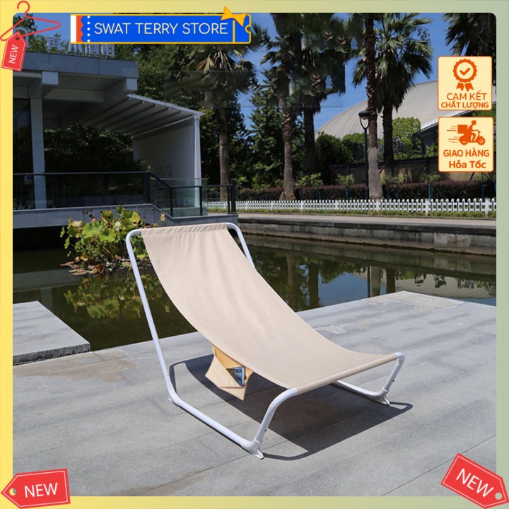 Ghế xếp, ghế cắm trại bãi biển có thể gấp gọn Portable Folding Outdoor Beach Chair