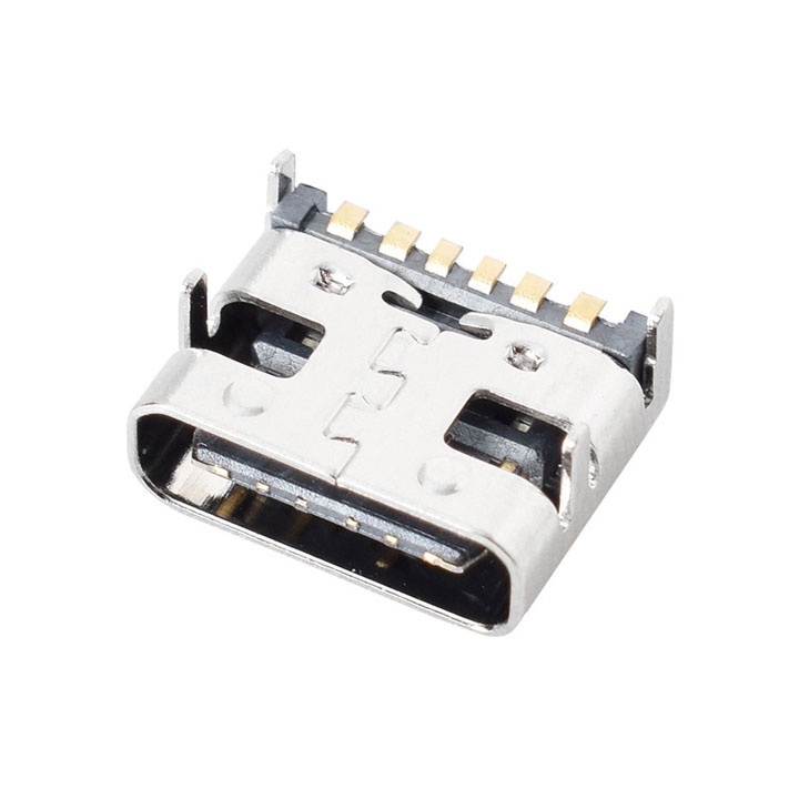 PN  -  Chân Sạc Cổng USB 3.1 Type-C 6P SMD Hỗ Trợ Sạc Nhanh