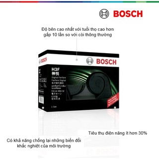 BỘ CÒI ĐÔI BOSCH H3F: 12V-4A