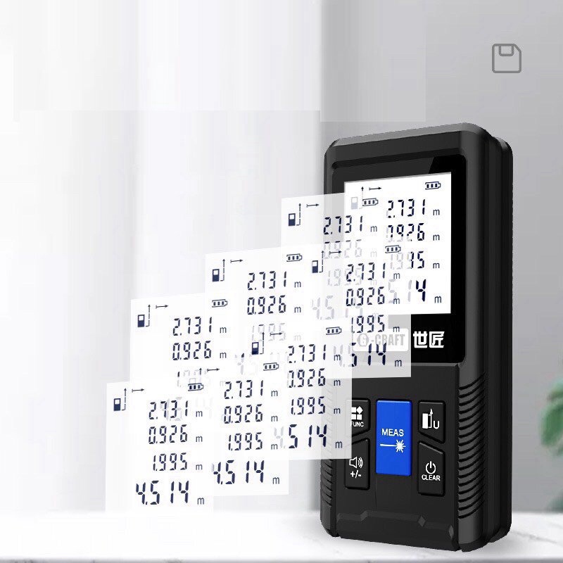 Giá tận gốc Thước laser,thước laze,Máy đo khoảng cách bằng tia laser CRAFT 50M/100M C18 - hàng chuẩn