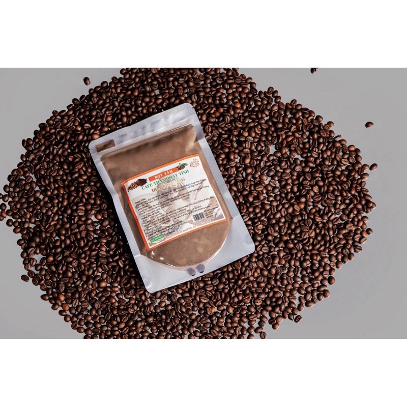 300Gram BỘT TẮM TRẮNG CÀ PHÊ THAN HOẠT TÍNH HOA SEN VÀNG