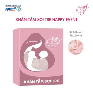 Khăn tắm sợi tre cao cấp Happy Event