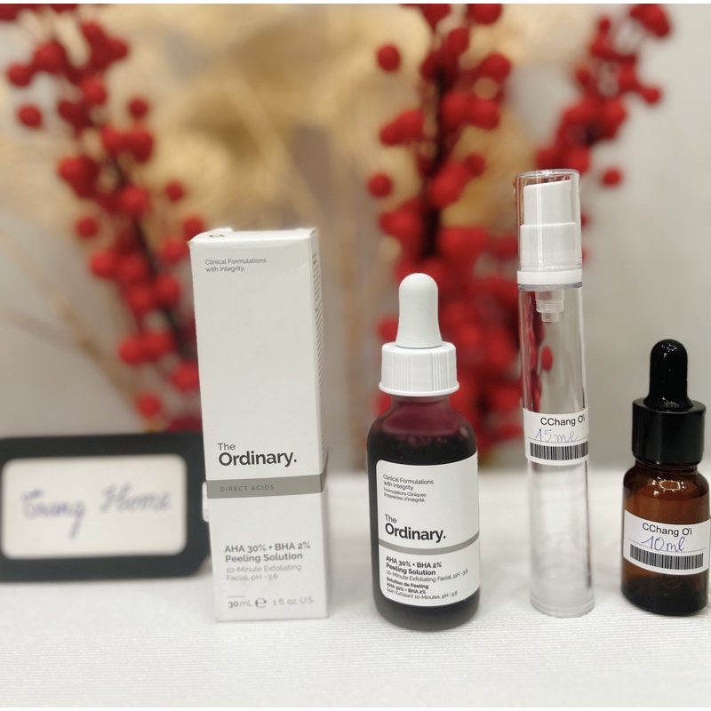 Tinh Chất Peel da The Ordinary AHA 30%+BHA 2% Peeling Solution 30ml