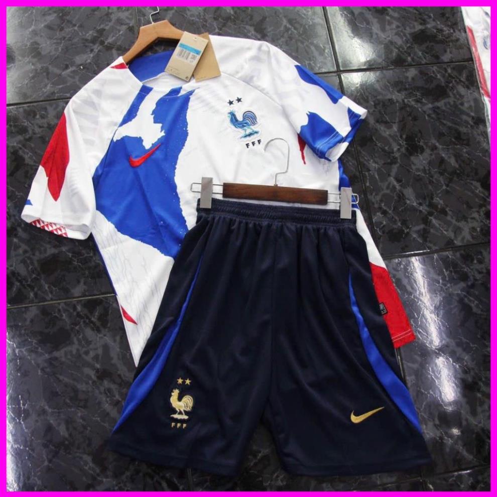 Free Ship -  Áo bóng đá Đội Tuyển Pháp WC 2022  - Hàng Super Thái Chuẩn thi đấu