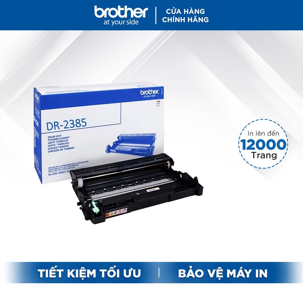 Trống từ máy in laser trắng đen Brother DR-2385 cho máy in HLL-2xxx/MFC-L2xxx