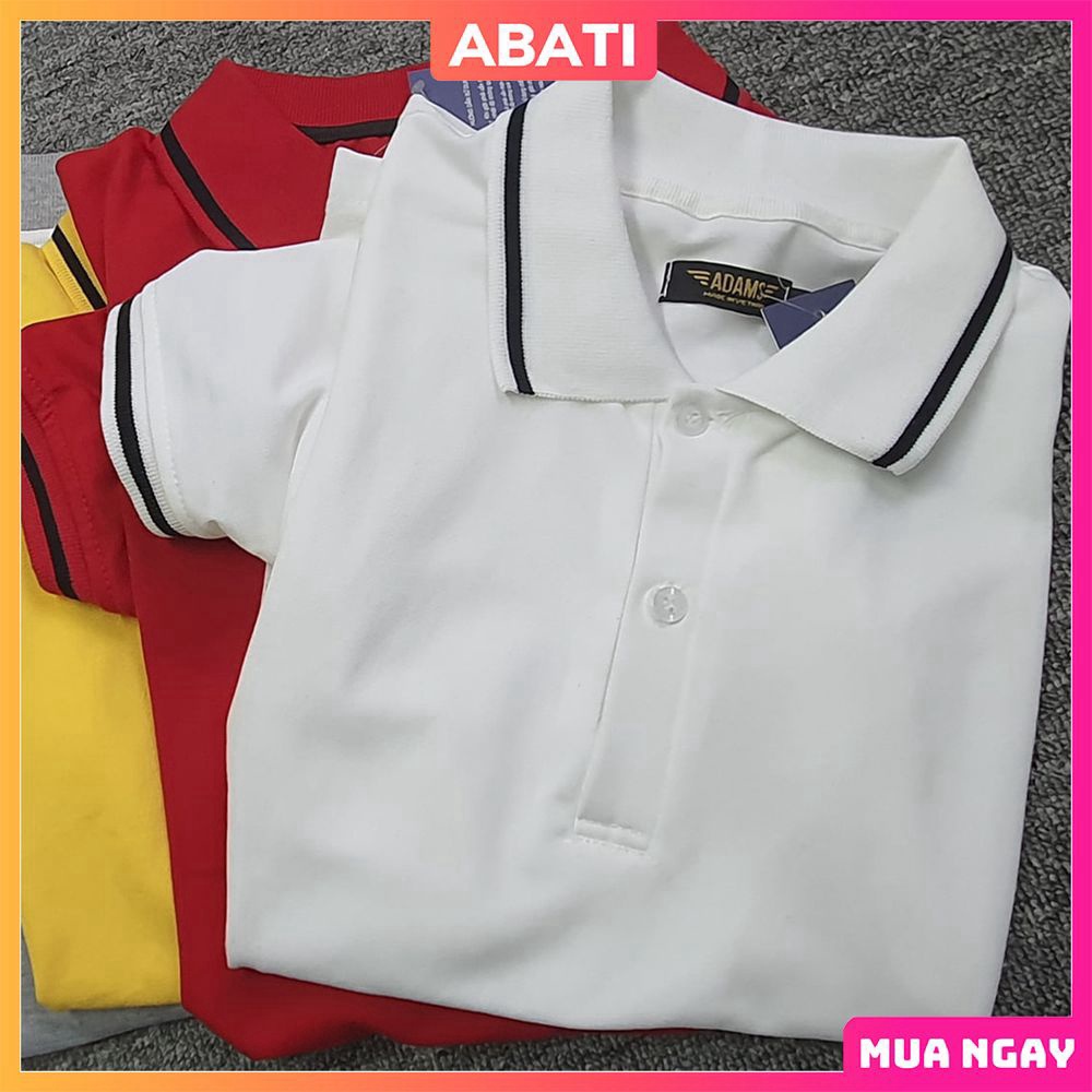 Áo polo nam có cổ vải mè cá sấu thoáng mát giá rẻ chính hãng  ABATI Áo phông nam có cổ cao cấp dày dặn trung