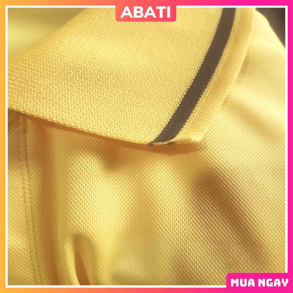 Áo polo nam có cổ vải mè cá sấu thoáng mát giá rẻ chính hãng  ABATI Áo phông nam có cổ cao cấp dày dặn trung