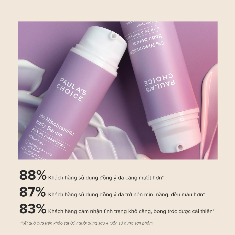 Tinh chất làm sáng và phục hồi da cơ thể Paula’s Choice 5% Niacinamide Body Serum 118ml 5810