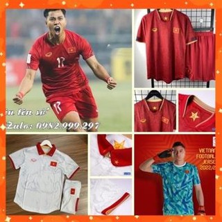 Free ship - áo bóng đá đội tuyển việt nam 2022 - hàng super thái chuẩn thi đấu