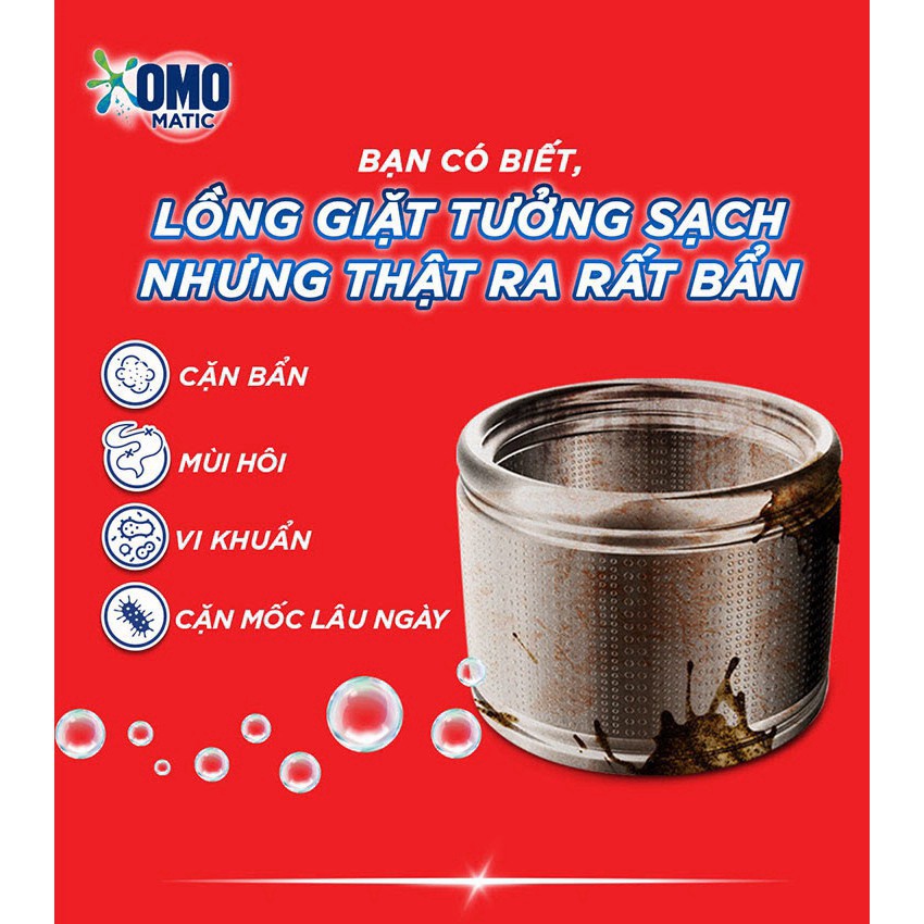SALE RẺ NHẤT Hộp 4 Viên Nén Vệ Sinh Lồng Giặt OMO Matic 80gr chiết chính hãng