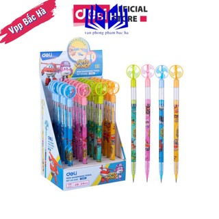 Bút chì khúc 2b super wings deli cc090 – màu ngẫu nhiên