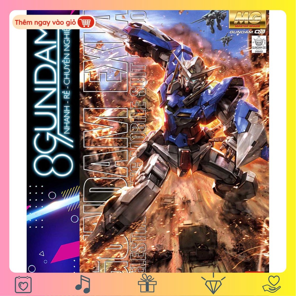 Mô Hình Lắp Ráp Gundam MG GN-001 Exia