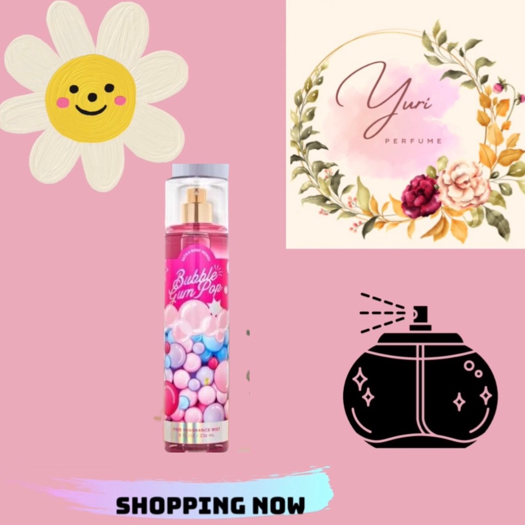 Xịt Thơm Bath & Body Works BUBBLE GUM POP